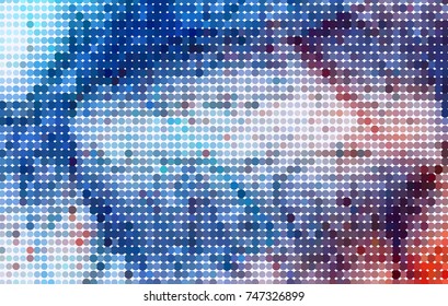 Abstract background. Spotted halftone effect. Vector clip art