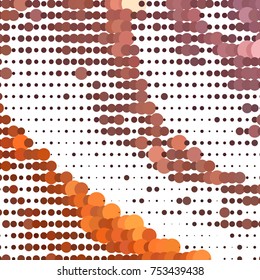 Abstract background. Spotted halftone effect. Dots, circles. Vector clip art