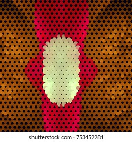 Abstract background. Spotted halftone effect. Dots, circles. Vector clip art