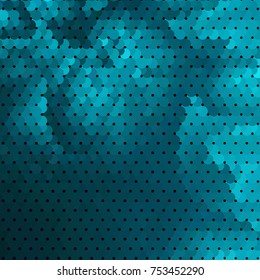 Abstract background. Spotted halftone effect. Dots, circles. Vector clip art