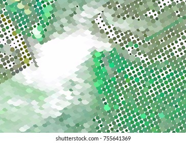 Abstract background. Spotted halftone effect. Dots, circles. Vector clip art