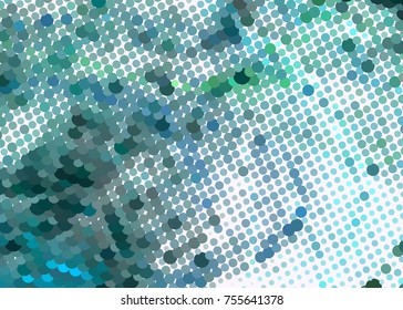 Abstract background. Spotted halftone effect. Dots, circles. Vector clip art