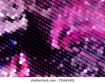 Abstract background. Spotted halftone effect. Dots, circles. Vector clip art