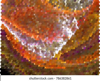 Abstract background. Spotted halftone effect. Dots, circles. Vector clip art