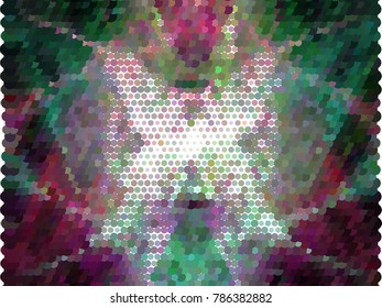 Abstract background. Spotted halftone effect. Dots, circles. Vector clip art