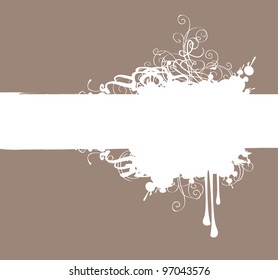 abstract background with spray and drops