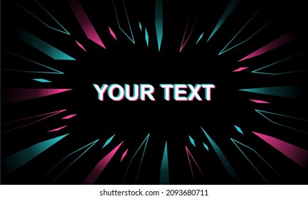 Abstract background spread the colorful banner