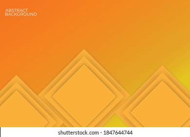 Abstract background with square blend and orange gradient. Great vectors for social media, prints, banners, flyers, computers, smartphones, laptops, certificates, web design etc.