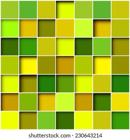 Abstract background square mosaic, vector illustration. 