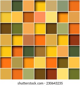 Abstract background square mosaic, vector illustration. 