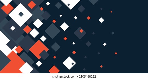 Abstract Background With Square particle