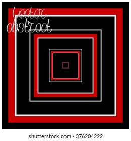 Abstract Background. Square Pattern. Linear Structure Texture. Vector Illustration
