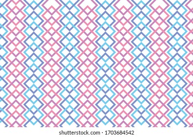 Abstract Background, Square Shape Pattern, Colorful Vector Design, Print, Wallpaper