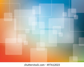 Abstract background square shape in vector illustration