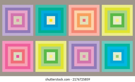 Abstract background. Square shapes colorful pastel background for decoration 