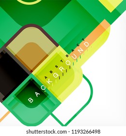 Abstract background, square shapes geometric composition, vector eps10 illustration