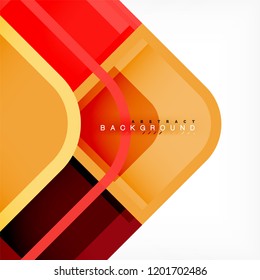 Abstract background, square shapes geometric composition, vector eps10 illustration