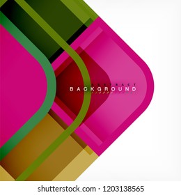 Abstract background, square shapes geometric composition, vector eps10 illustration