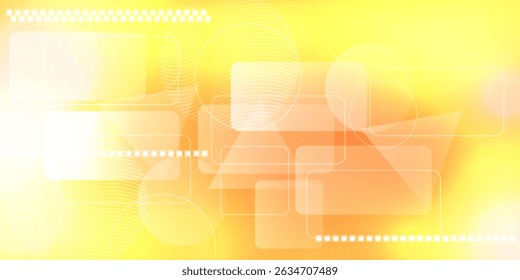 Abstract background with square shapes in orange color, Vector design element with geometric shapes. eps 10 vector illustration