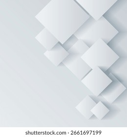 Abstract background of square shapes. Vector illustration. Sketch for creativity.
