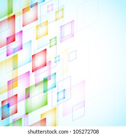 abstract background with squares