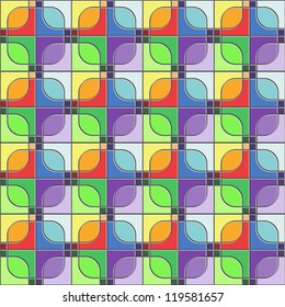 Abstract background with squares