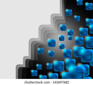 abstract background with squares