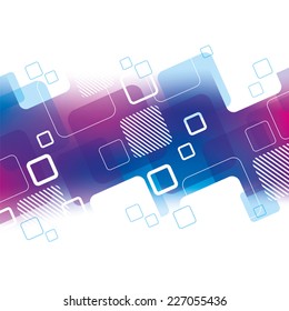 Abstract Background with Squares 