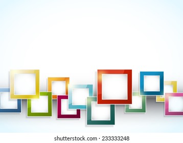 abstract background with squares