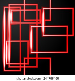 abstract background of squares