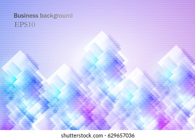 Abstract background with squares