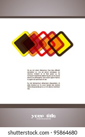 abstract background with squares