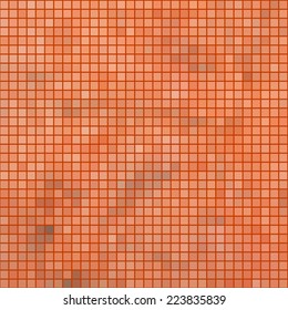 Abstract Background With Squares. Autumn Palette. Vector.