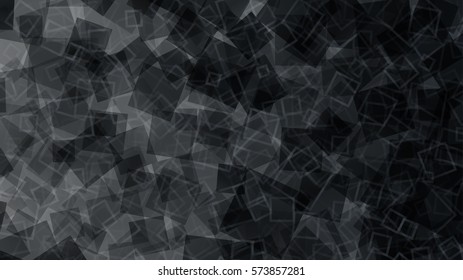 Abstract background of squares in black colors