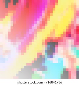 Abstract background of squares. Bright colors.