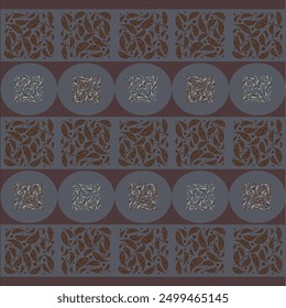Abstract background with squares and circles.