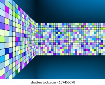 Abstract background with squares. EPS 8 vector file included