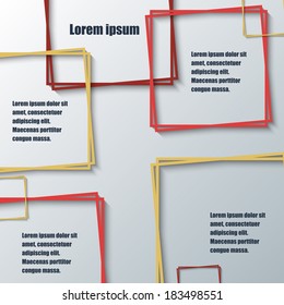 Abstract  background with squares. Eps10