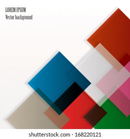 Abstract background with squares. EPS10 vector illustration.