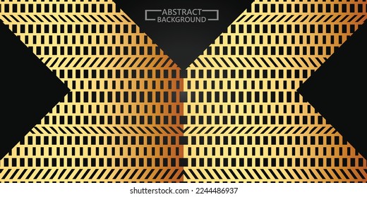abstract background of squares with gradient gold and black colors with space for design