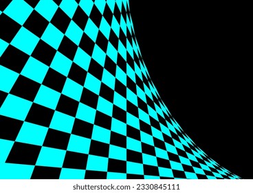 abstract background with squares in green-black