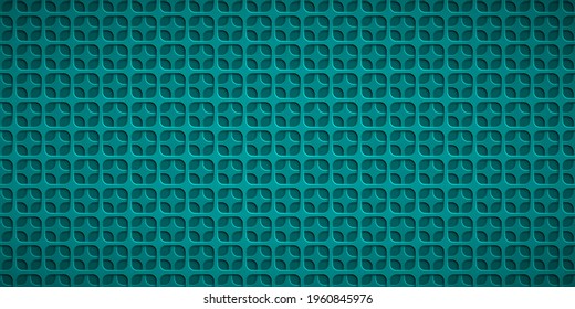 Abstract background with squares holes in light blue colors