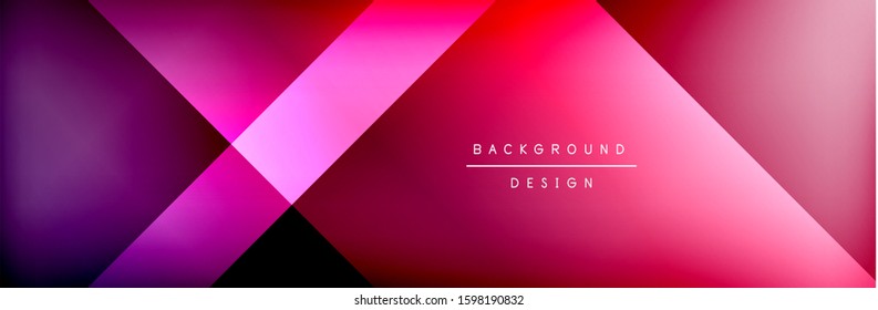 Abstract background - squares and lines composition created with lights and shadows. Technology or business digital template. Trendy simple fluid color gradient abstract background with dynamic
