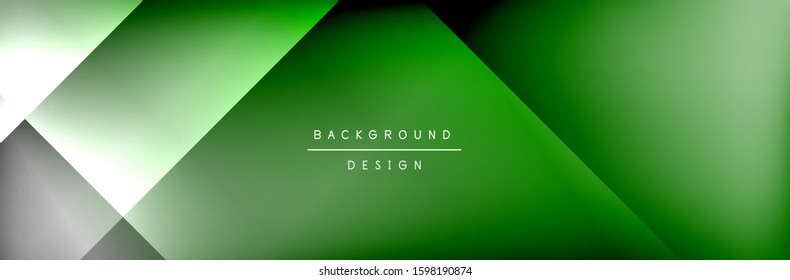 Abstract background - squares and lines composition created with lights and shadows. Technology or business digital template. Trendy simple fluid color gradient abstract background with dynamic
