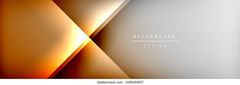 Abstract background - squares and lines composition created with lights and shadows. Technology or business digital template. Trendy simple fluid color gradient abstract background with dynamic