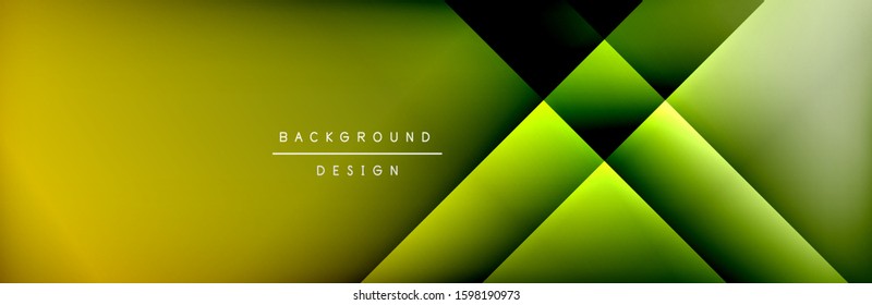 Abstract background - squares and lines composition created with lights and shadows. Technology or business digital template. Trendy simple fluid color gradient abstract background with dynamic