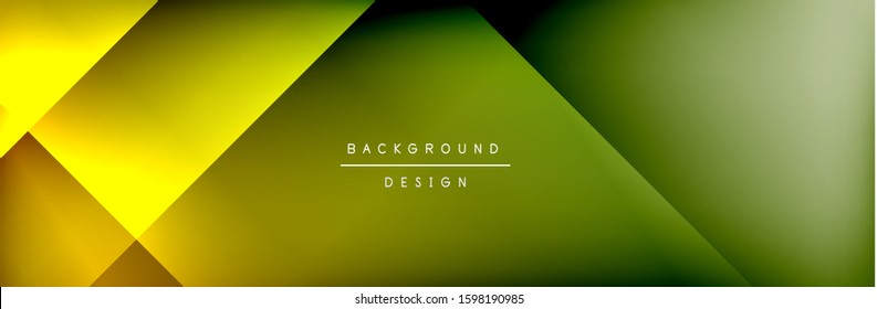 Fondo abstracto - composición de cuadrados y líneas con luces y sombras. Tecnología o plantilla digital de negocios. Fondo abstracto de degradado de color de fluido simple y a la moda con fondo dinámico