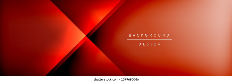 Abstract background - squares and lines composition created with lights and shadows. Technology or business digital template. Trendy simple fluid color gradient abstract background with dynamic