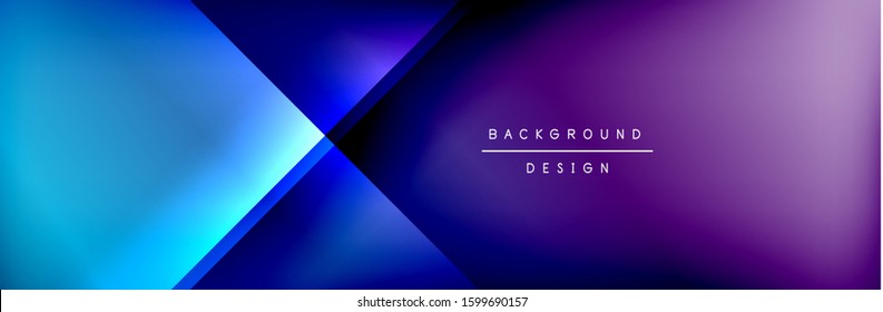 Abstract background - squares and lines composition created with lights and shadows. Technology or business digital template. Trendy simple fluid color gradient abstract background with dynamic