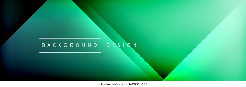 Abstract background - squares and lines composition created with lights and shadows. Technology or business digital template. Trendy simple fluid color gradient abstract background with dynamic